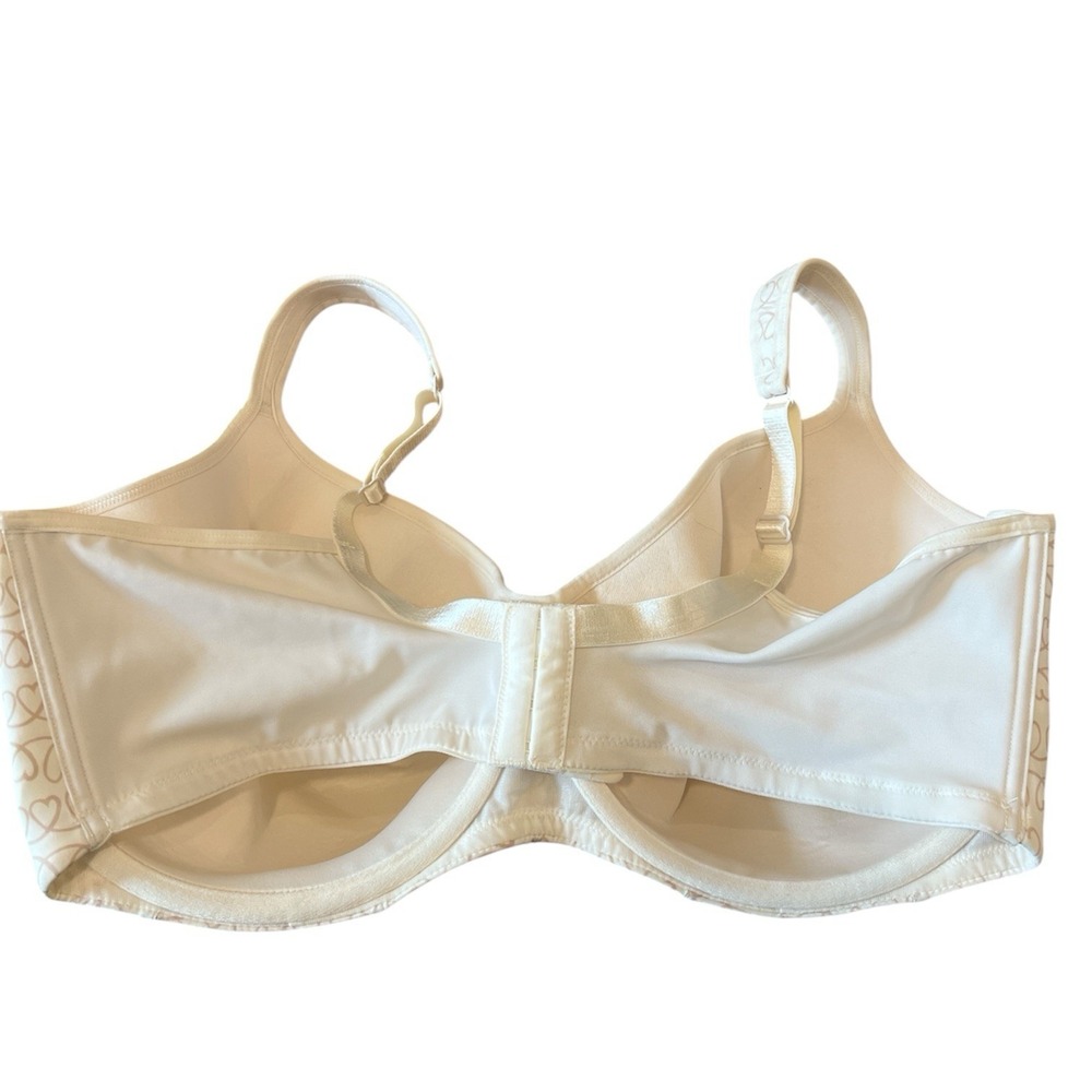 Olga Flirty Balconette Bra Women's Size 42H Heart Lined Underwire - Picture 2 of 5